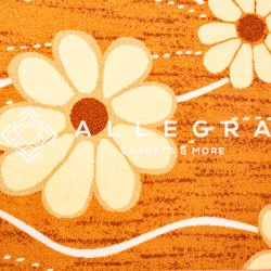 Мокетен килим Flora orange