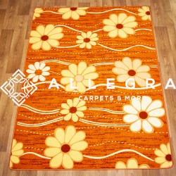 Мокетен килим Flora orange
