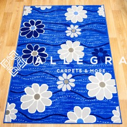 Мокетен килим Flora blue